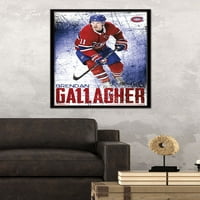 Montreal Canadiens-Brendan Gallagher Fali Poszter, 22.375 34