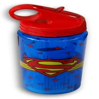 Ezüst Buffalo ml Superman Logo Wrap vizes palack