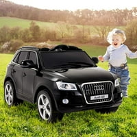 Uenjoy 12V Audi Q elektromos gyerekek lovagolni autók akkumulátoros SUV motoros járművek W távirányító, kerekek felfüggesztés,