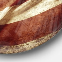 Designart 'American Flag' Modern Falióról