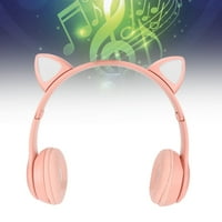Aranyos fejhallgató vezeték nélküli macska fül fejhallgató fül Fejhallgató Fejhallgató támogatás memóriakártya összecsukható