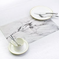 PersonalhomeD Lakberendezés márvány mintás csík PVC Place Mat vászon asztali Mat edények alátétek Konyhai Kiegészítők