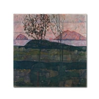 Védjegy Képzőművészet 'Sun Sun' vászon művészete: Egon Schiele