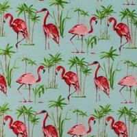 Berkshire otthon poliészter 54 Beltéri kültéri Flamingo Aqua Fabric