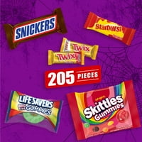 Mars Vegyes Snickers, Skittles Gummies & Több Halloween Candy Tömeges Választék-Ct Ömlesztett Táska