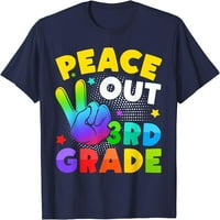 TREE Peace Out 3. harmadik osztályos Érettségi az iskola utolsó napja gyerekek póló