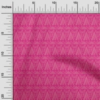 oneOone Georgette viszkóz szövet Geometriai & virágos blokk nyomtatás varrás szövet BTY széles
