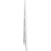 Ekena Millwork 72 W 30 H 1 P hangmagasság Athén építészeti minőségű PVC Gable Pediment