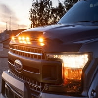 Automatikus Ventshade Aeroskin LightShield motorháztető védő kompatibilis 2014-GMC Sierra 1500, GMC Sierra Limited