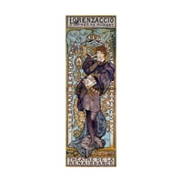 Védjegy képzőművészet 'poszter Lorenzaccio Alfred De Musset, 1896' vászon művészet Alphonse Marie Mucha