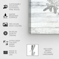 Wynwood Studio Holiday és szezonális fali művészet vászon nyomatok „Egyfajta ezüst” ünnepek - szürke, fehér