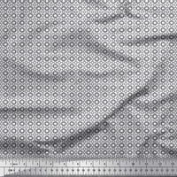 Soimoi Műselyem szövet Geometriai kis nyomtatási szövet által Udvar széles