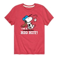 Peanuts - I ' m a Big Hit-kisgyermek és Ifjúsági Rövid ujjú póló