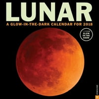 Holdfal naptár: sötétben világító naptár a Holdévre