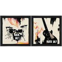 Rock Out Entertainment Wall Art, 2 -es készlet