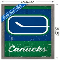 Vancouver Canucks-Retro Logó Fali Poszter, 14.725 22.375