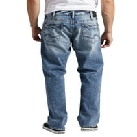 Silver Jeans Co. Men's Grayson Classic Fit egyenes láb farmer, derékméret 30-42