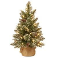 Nemzeti fa Társaság fehér Prelit LED zöld teljes Karácsonyfa, 2'