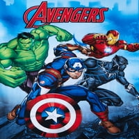 Marvel Avengers Boys Hosszú ujjú felső és nadrág pizsama alvás szett, 2 részes, méretek 4-12