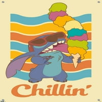 Disney Lilo és Stitch-Chillin fali poszter Push csapokkal, 14.725 22.375