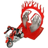 Air Hogs moto őrület kaszkadőr kerékpár ch A, piros