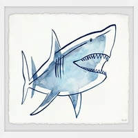 Marmont Hill Shark Vázlat Keretes Fal Művészet