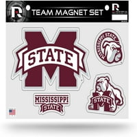 Mississippi Állami Egyetem Bulldogs Multi Mágnes Lap Alakú Vágás