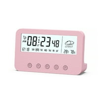 Irene, eleven nappali asztali digitális ébresztőóra műanyag visszaszámláló időzítő naptár hőmérséklet páratartalom