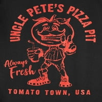 Fortnite bácsi Pete pizza rövid ujjú grafikus pólója