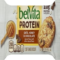 Belvita zab, méz és csokoládéfehérje keksz, 1. oz