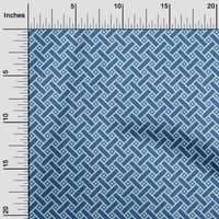 oneOone Viszkóz Jersey Királykék szövet Geometriai Varró anyag nyomtatási Szövet az udvaron széles