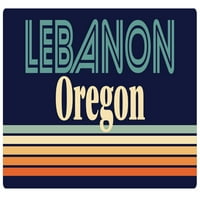 Libanon Oregon Hűtőmágnes Retro Design