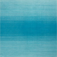 Nourison ombre csík terület szőnyege egy méretű kék