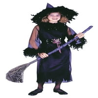 Toll Boszorkány Fekete Gyermek Halloween Jelmez