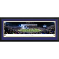 Minnesota Vikings - Végleges játék a TCF Bank Stadionban - Blakeway Panoramas NFL nyomtatás deluxe kerettel és dupla