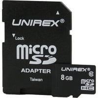 MicroSD 8 GB SD adapterrel