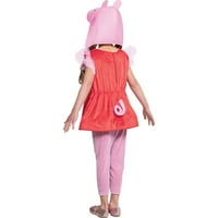 Álruhás Peppa Pig Classic Girl's Halloween Fancy-Dress jelmez kisgyermeknek, 3T-4T