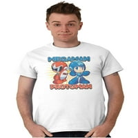 Klasszikus videojáték Megaman ProtoMan férfi grafikus póló pólók Brisco Brands 4x