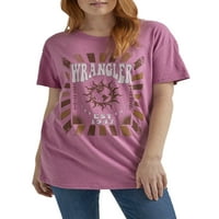 Wrangler® női rövid ujjú nyugati barát illeszkedés grafikus póló
