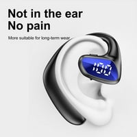Cxda készlet vezeték nélküli fülhallgató csontvezetési technológia egyoldalú nyitott fül kialakítás teljesítmény kijelző