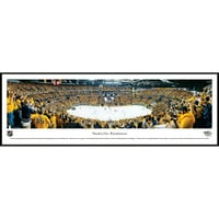 Nashville Predators - rájátszás győzelme - Blakeway Panoramas NHL nyomtatás standard kerettel
