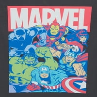Marvel Boys Avengers grafikus személyzet nyak póló, Méret 4-