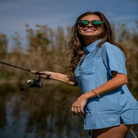 Fintech női rövid ujjú horgász - közepes