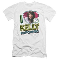 Megmentette a harang - szeretem Kellyt-Premium Slim Fit Rövid ujjú ing-XX-nagy