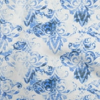 oneOone Viszkóz Sifon közepes kék Szövet damaszt foltvarrás kellékek nyomtatási varrás szövet az udvaron széles
