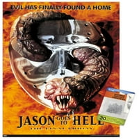 13. péntek: Jason a pokolba megy - egy lapos Falplakát, 22.375 34