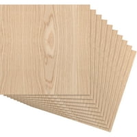 Ekena Millwork 3 4 W 3 4 H 3 8 T Wood Hobby Boards, piros tölgy