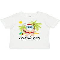 Inktastic Beach Bod-nyári Mikulás ajándék kisgyermek fiú vagy kisgyermek lány póló