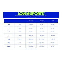 Love & Sports Women futó rövidnadrág, Méretek XS-3XL