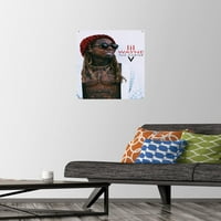 Lil Wayne-Carter V fali poszter Nyomócsapokkal, 14.725 22.375